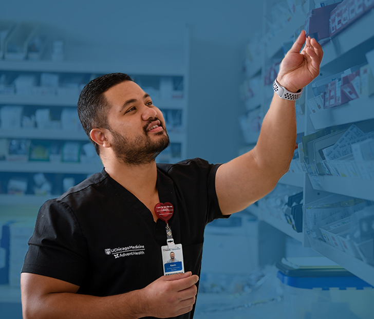 Close up of a smiling female clinical professional