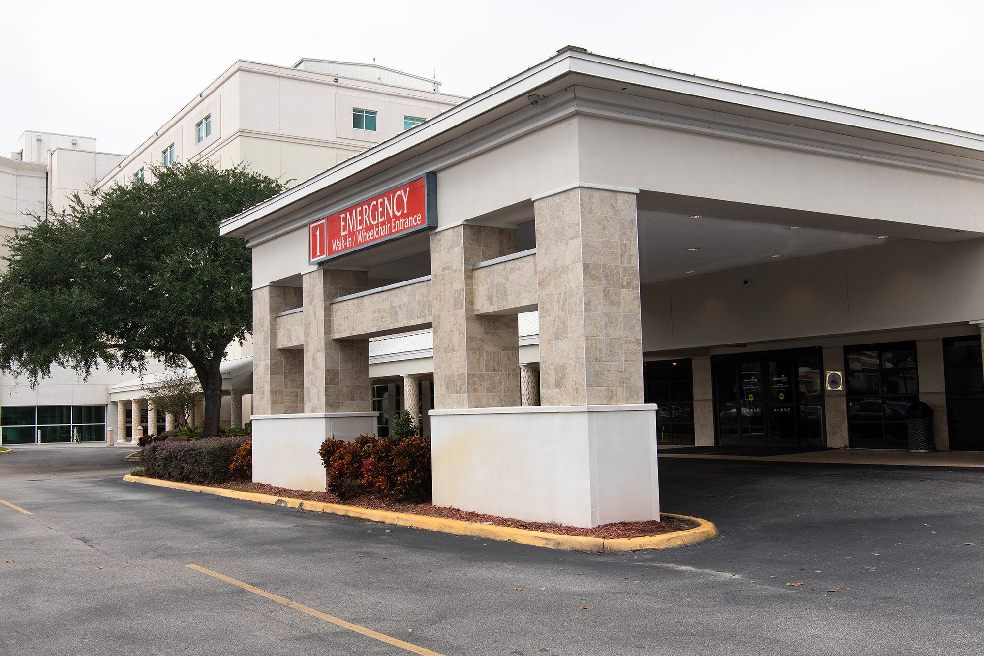 The Emergency Room entrance for AdventHealth East Orlando