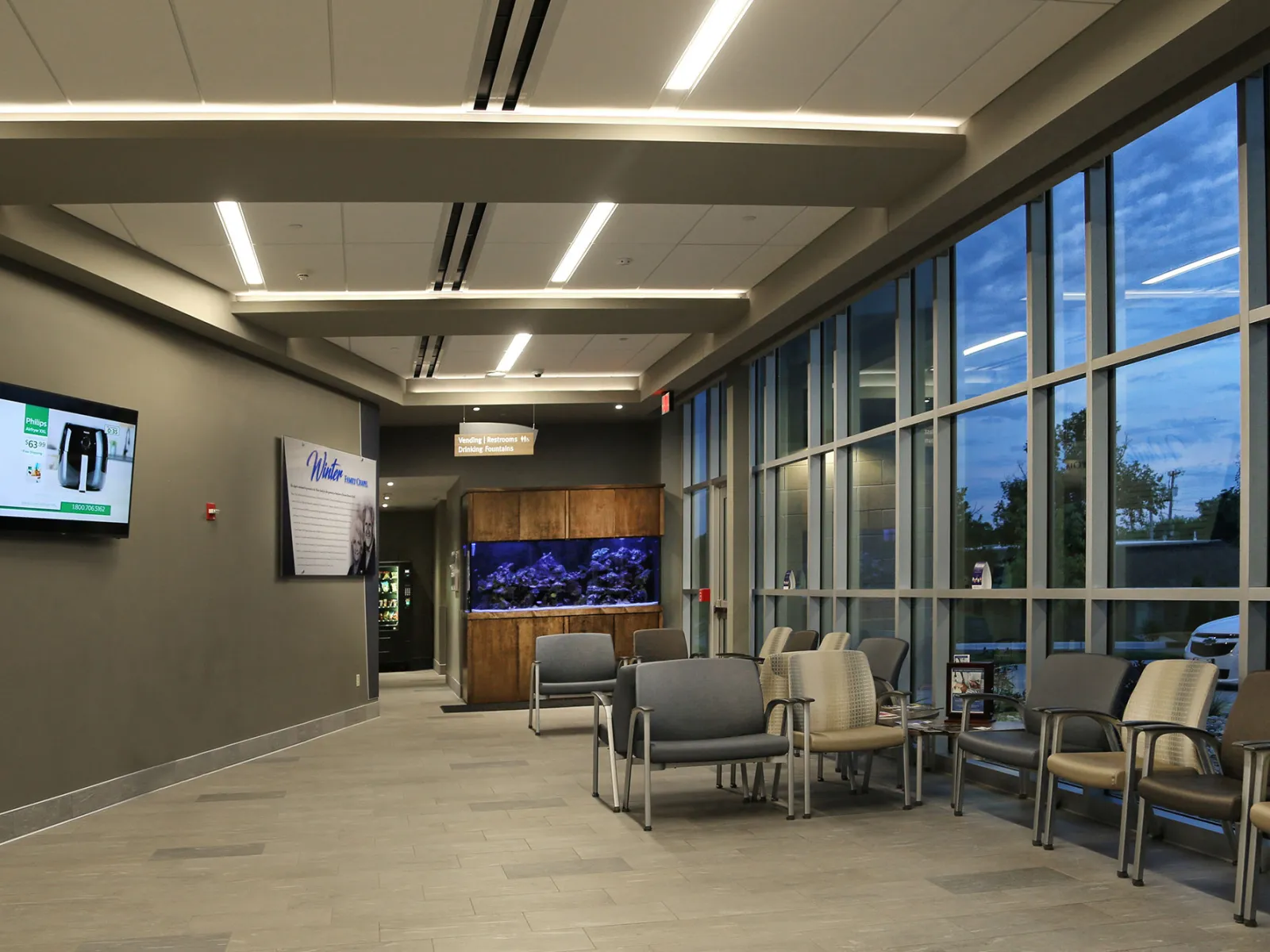 AdventHealth Ottawa inside ED waiting area