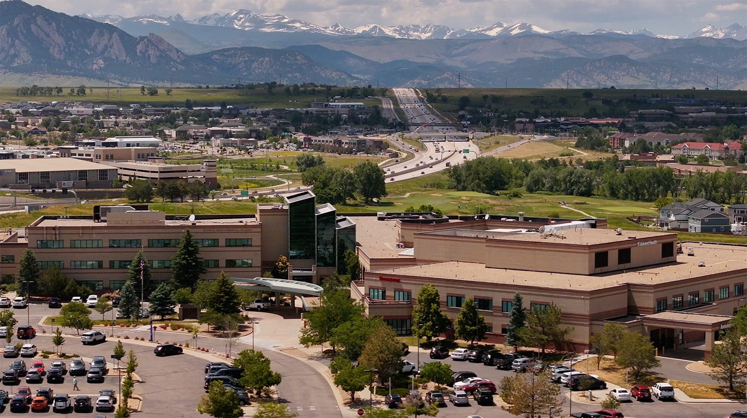 Exterior of AdventHealth Avista New Life Center hospital building.