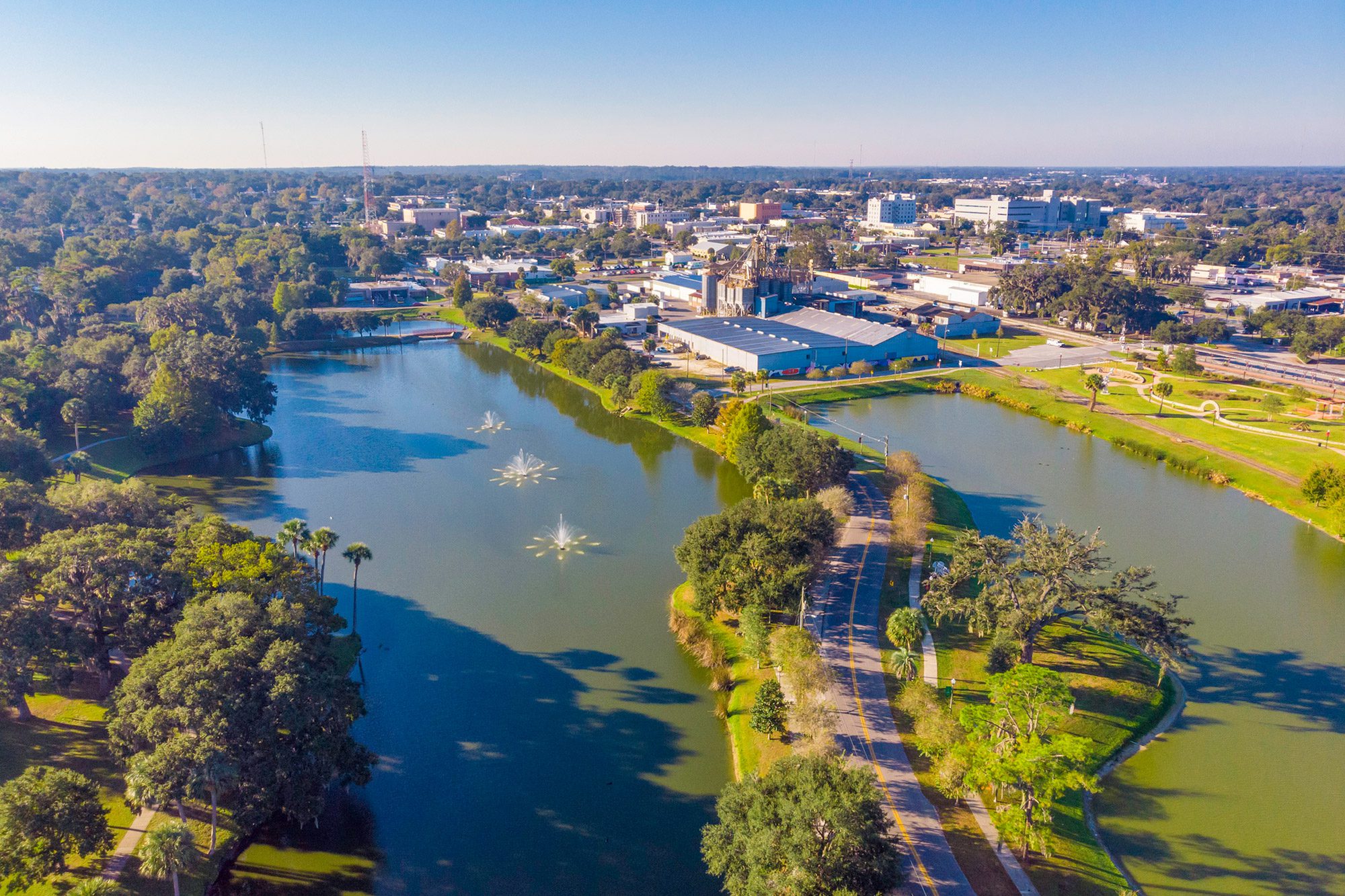 An Aerial View of Downtown Ocala