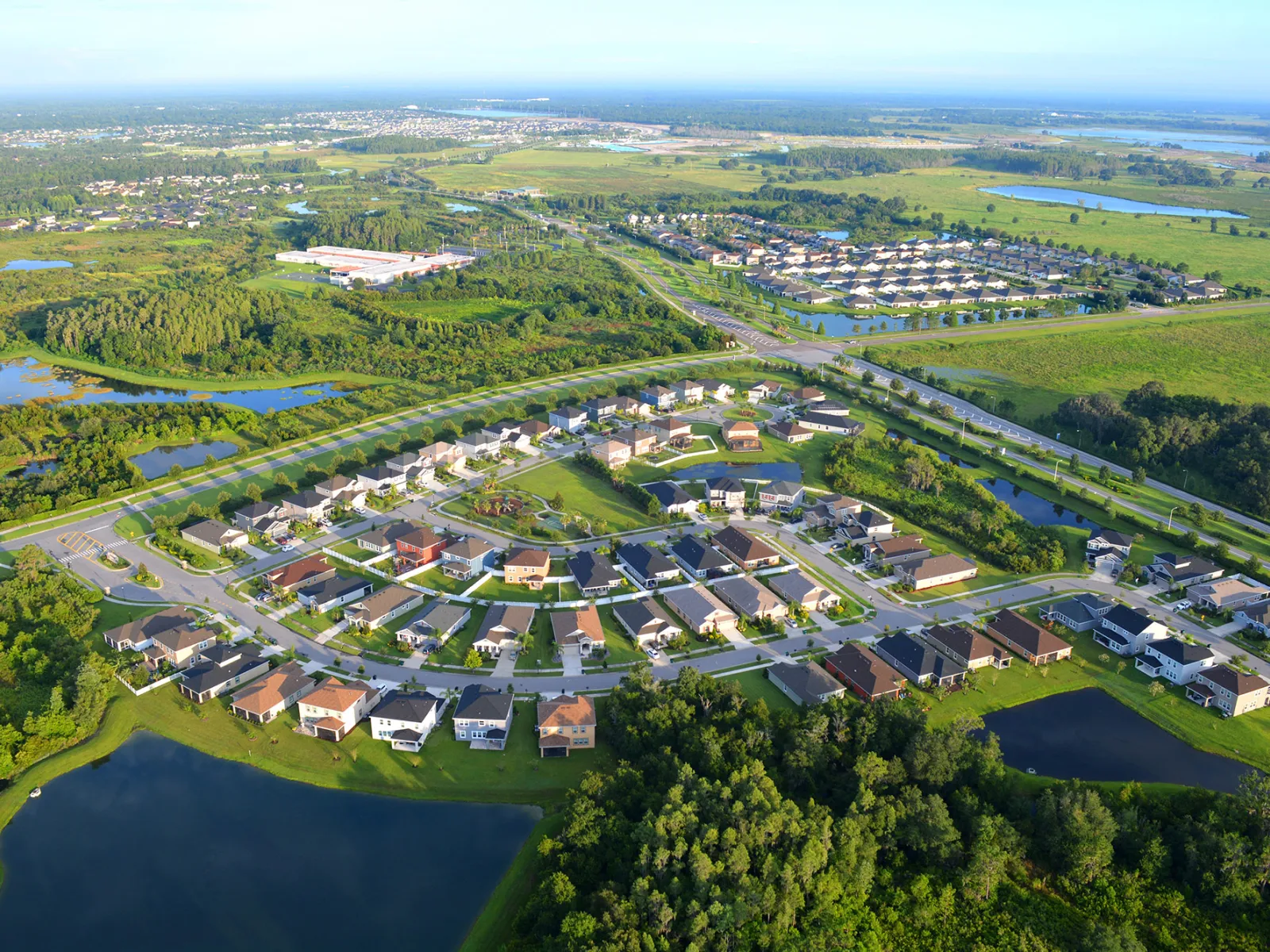 An Aerial Photo of Wesley Chapel, Florida