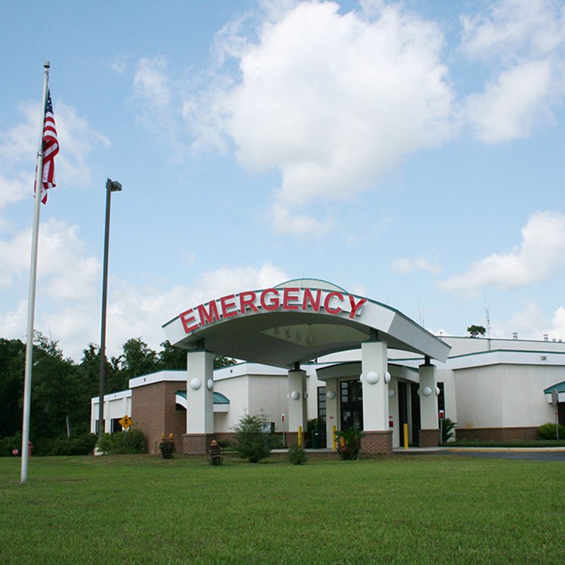 Exterior entrance of AdventHealth West Noc TimberTidge building.