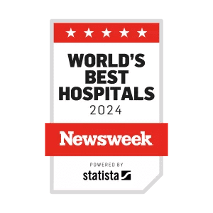 Newsweek World’s Best Hospitals badge, 2024