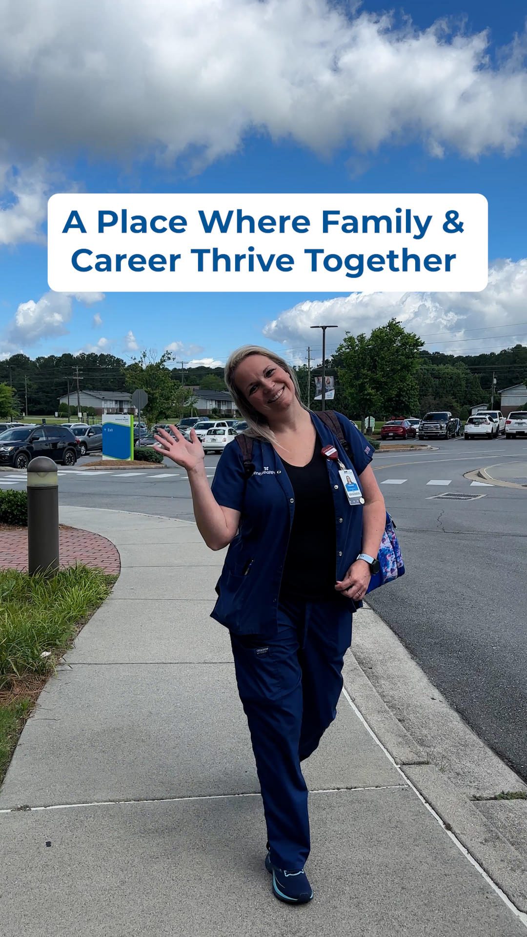 A place where family and career thrive together. View video: "A Day in the Life at AdventHealth - Chantel"
